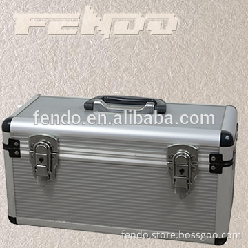 Aluminium Lockable Tool Case Toolbox Organiser Storage Box medical chest